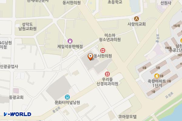 시외버스터미널2 (급) 위치 지도 — 전북특별자치도 남원시 동충동 25-2