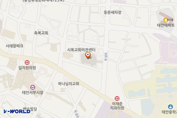 농아인협회 주변 주차장 위치 지도 — 충청남도 태안군 태안읍 동문리 481-1