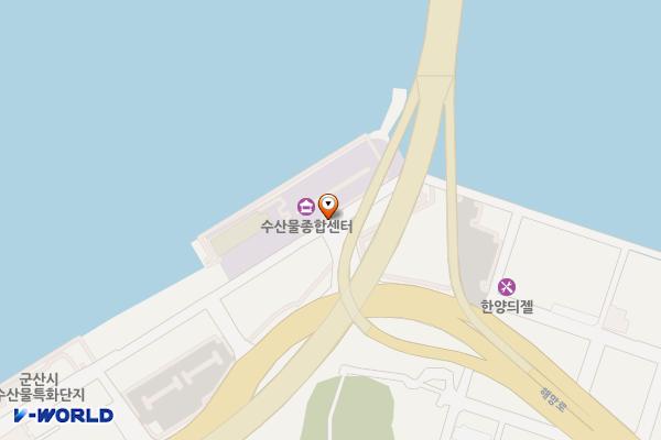 군산수산물종합센터 (급) 위치 지도 — 전북특별자치도 군산시 내항2길 216