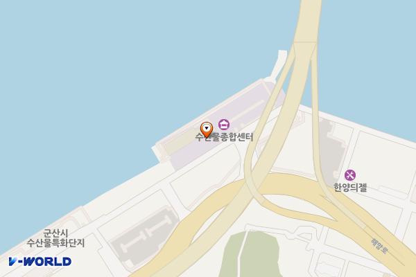 군산수산물종합센터 위치 지도 — 전북특별자치도 군산시 내항2길 216