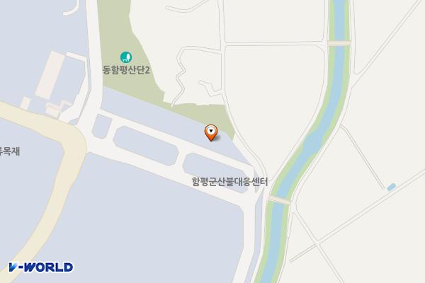 동함평일반산업단지 공용주차장 (급) 위치 지도 — 전남광주통합특별시 함평군 대동면 백호리 1068-6