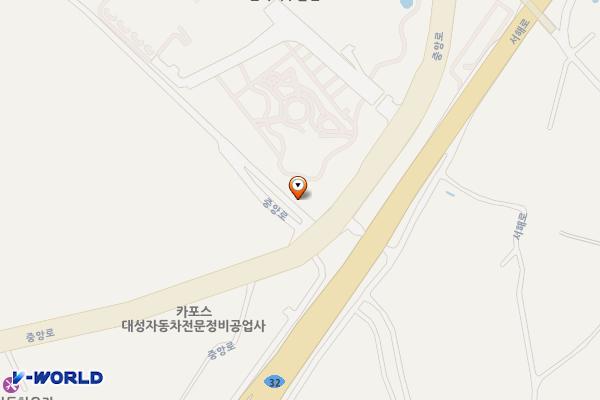 서부발전 주변 4주차장 위치 지도 — 충청남도 태안군 태안읍 평천리 1495