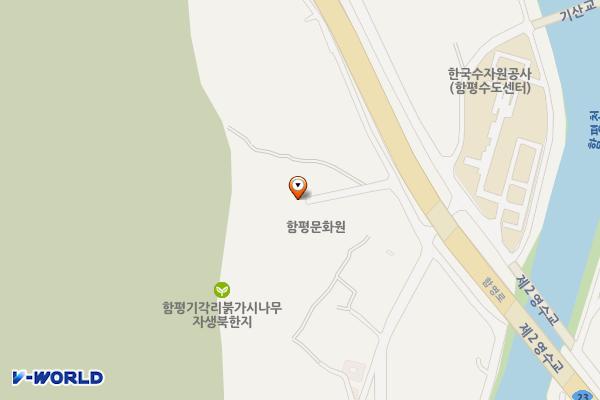 함평문화원 위치 지도 — 전남광주통합특별시 함평군 함평읍 기산길 163-16