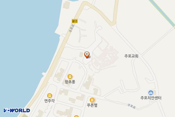 주포권역 다목적복지센터 위치 지도 — 전남광주통합특별시 함평군 함평읍 석성리 312-13