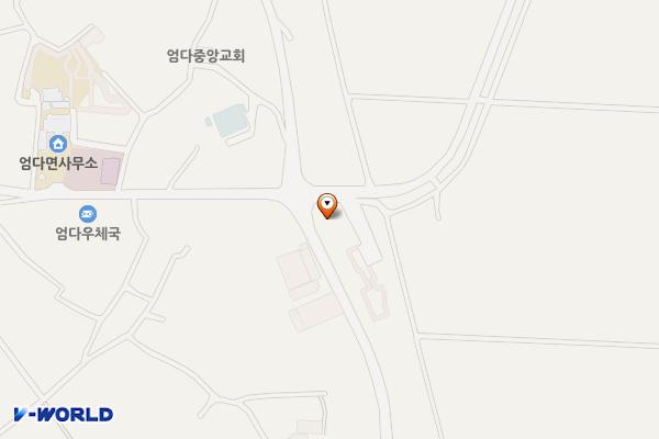 엄다오선박주권역다목적센터 위치 지도 — 전남광주통합특별시 함평군 엄다면 엄다길 76