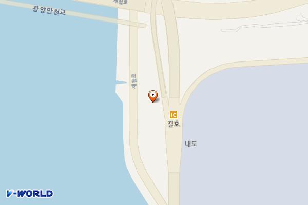 포스코 예비군 훈련장 위치 지도 — 전남광주통합특별시 광양시 제철로 1655-95