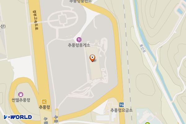 추풍령(부산)휴게소 (급) 위치 지도 — 경상북도 김천시 봉산면 경부고속도로 214-1