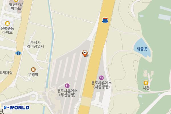 통도사(부산)휴게소 (급) 위치 지도 — 경상남도 양산시 하북면 경부고속도로 31-1