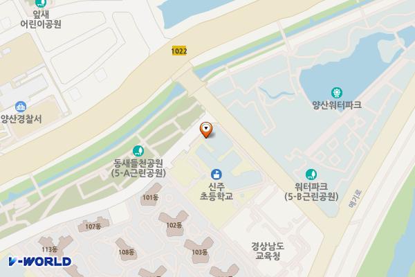 신주초등학교 위치 지도 — 경상남도 양산시 물금읍 신주1길 58