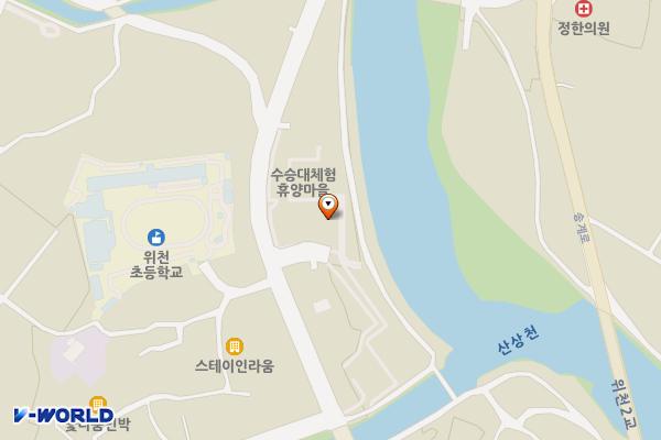 수승대 체험휴양마을 위치 지도 — 경상남도 거창군 위천면 원학길 410