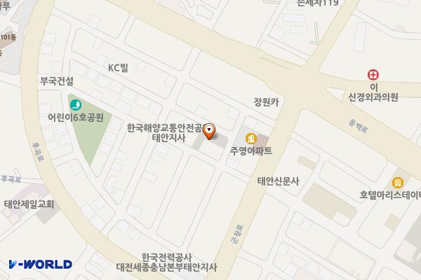 주영아파트 뒤 주차장 위치 지도 — 충청남도 태안군 태안읍 남문리 688-4