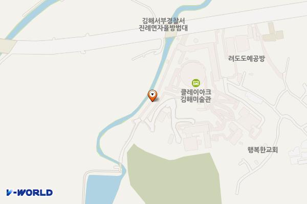클레이아크 김해미술관 교육관 위치 지도 — 경상남도 김해시 진례면 분청로 25