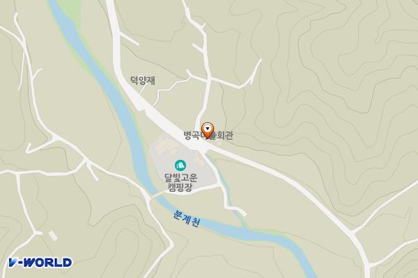 병곡체험마을 위치 지도 — 경상남도 거창군 북상면 병곡길 448