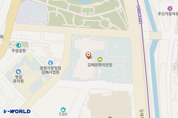 김해문화의전당 위치 지도 — 경상남도 김해시 김해대로 2060