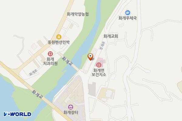화개장터 제2공영주차장 (급) 위치 지도 — 경상남도 하동군 화개면 탑리 725