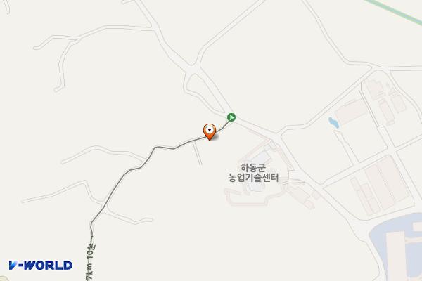 하동군농업기술센터 (급) 위치 지도 — 경상남도 하동군 적량면 한옥정길 103-5