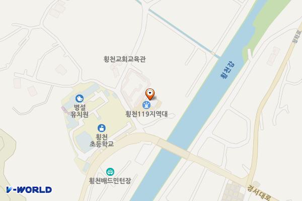 하동소방서 횡천119지역대 위치 지도 — 경상남도 하동군 횡천면 횡보길 6