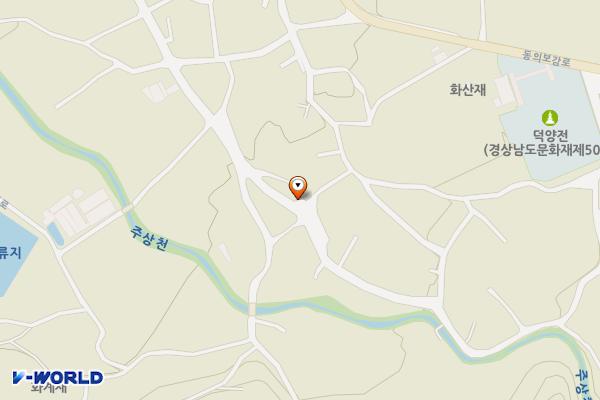 산청 화산마을 경로당 위치 지도 — 경상남도 산청군 금서면 화계리 296-2