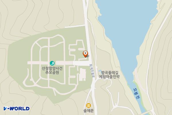 산청함양추모공원 위치 지도 — 경상남도 산청군 금서면 화계오봉로 530