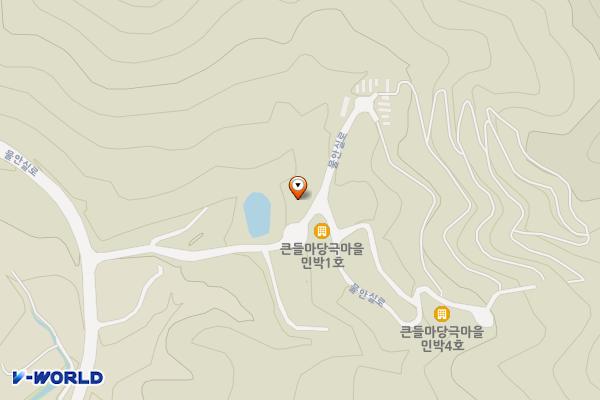산청 큰들마을 위치 지도 — 경상남도 산청군 산청읍 내수리 743
