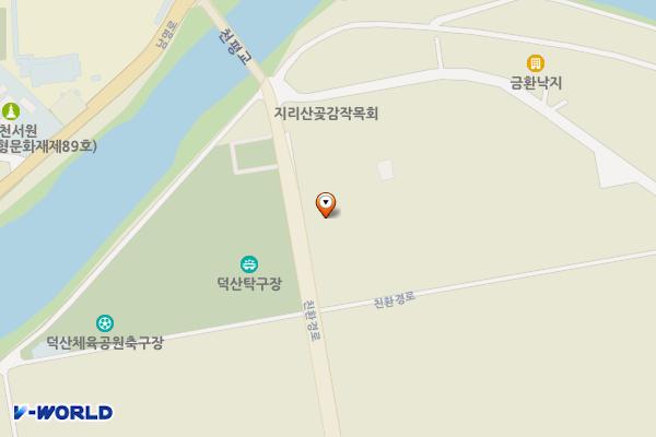 지리산 곶감유통센터 위치 지도 — 경상남도 산청군 시천면 천평리 444-5