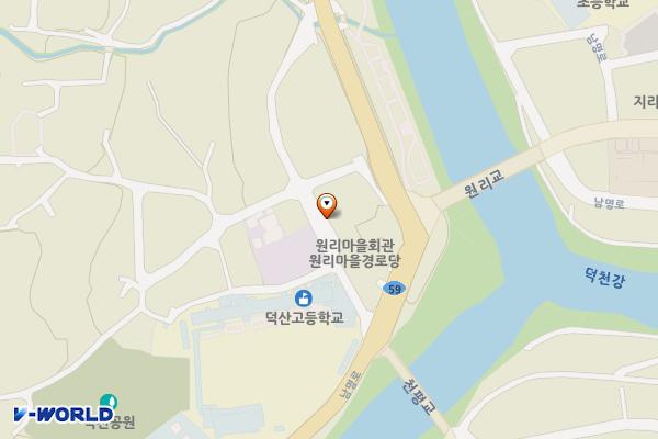 산청 시천면 원리마을 위치 지도 — 경상남도 산청군 시천면 원리 153-1