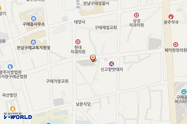 (구)봉남쌀집 위치 지도 — 전남광주통합특별시 구례군 구례읍 봉남리 200-2