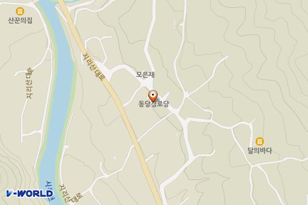 산청 시천면 동당마을 위치 지도 — 경상남도 산청군 시천면 지리산대로 823-11