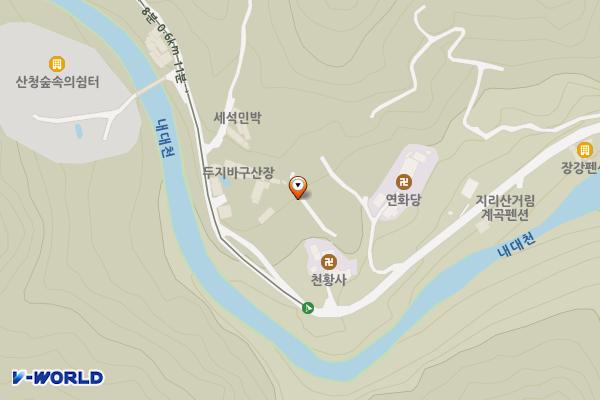 산청 시천면 거림마을 위치 지도 — 경상남도 산청군 시천면 세석길 172-11