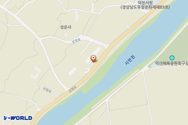 세운빌라트 위치 지도 — 경상남도 산청군 시천면 원리 237-6