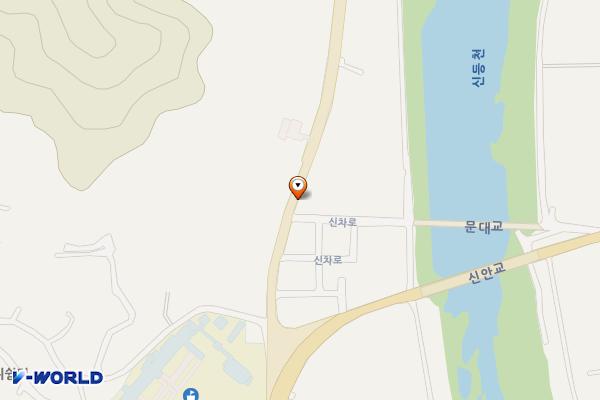 산청 신안면 문대주차장 위치 지도 — 경상남도 산청군 신안면 신차로 16