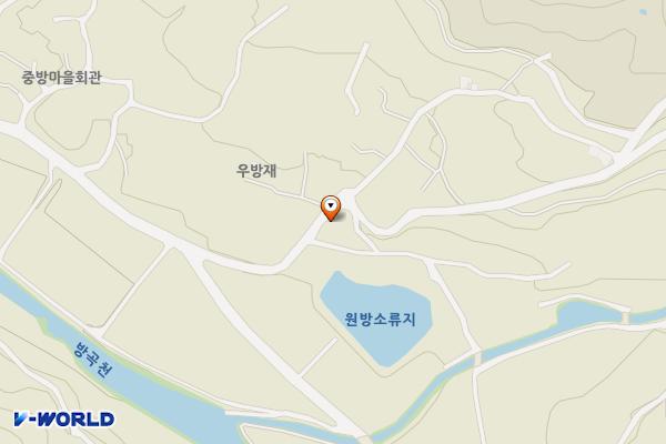 산청 오부면 원방마을 위치 지도 — 경상남도 산청군 오부면 방곡리 511-1