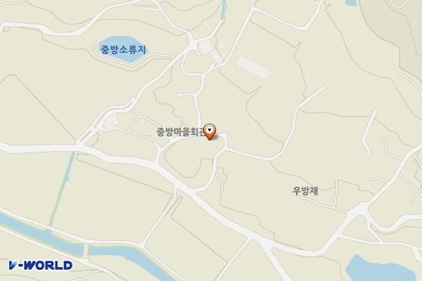 산청 오부면 중방마을 위치 지도 — 경상남도 산청군 오부면 방곡리 755