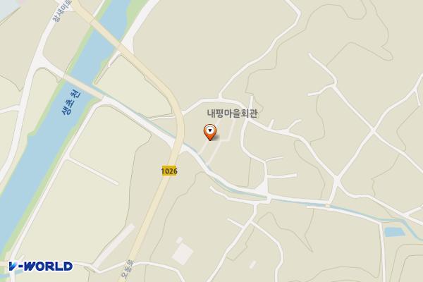 산청 오부면 내평마을 위치 지도 — 경상남도 산청군 오부면 오전리 386-6