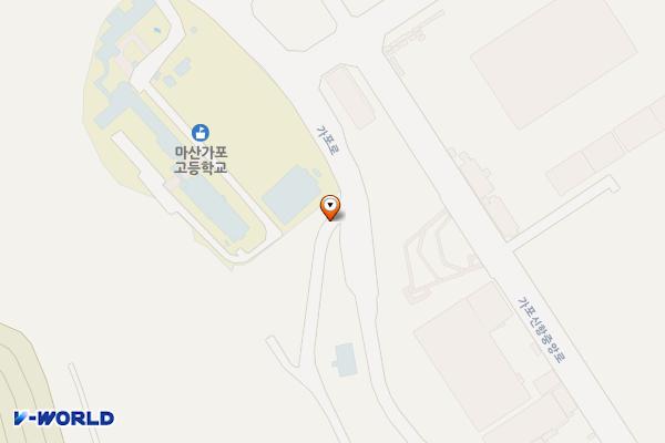 마산골프랜드 위치 지도 — 경상남도 창원시 마산합포구 가포로 290