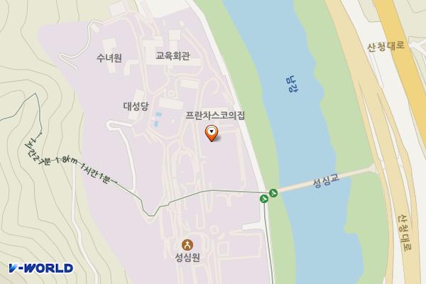 성심인애원 (급) 위치 지도 — 경상남도 산청군 산청읍 산청대로1381번길 17