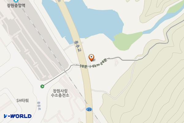 용추계곡 공영주차장 위치 지도 — 경상남도 창원시 의창구 용동 9-1
