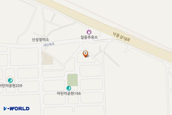 대산면 일동리 667번지 외 공영주차장 위치 지도 — 경상남도 창원시 의창구 대산면 일동리 667