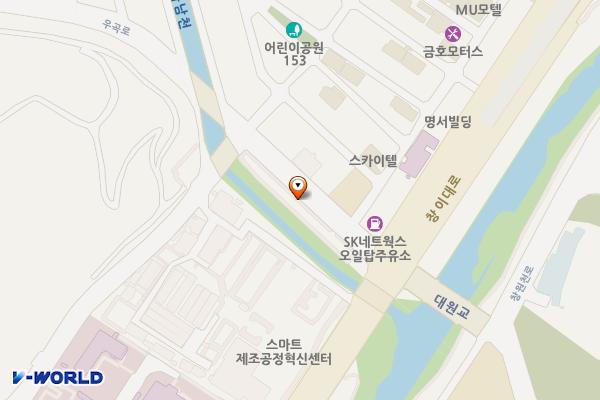 명서동 210번지 공영주차장 위치 지도 — 경상남도 창원시 의창구 명서동 210, 공영주차장