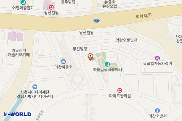중동 775-7번지 공영주차장 위치 지도 — 경상남도 창원시 의창구 중동 775-7
