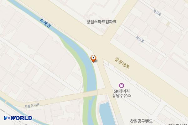 팔용동 58-3번지 공영주차장 위치 지도 — 경상남도 창원시 의창구 팔용동 58-3