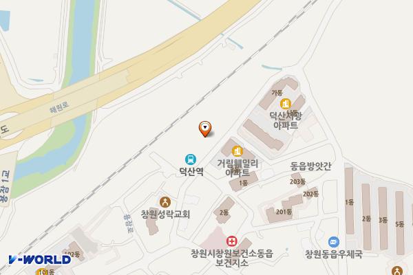 동읍 용잠리 1153-1 공영주차장 (급) 위치 지도 — 경상남도 창원시 의창구 동읍 용잠로35번길 15