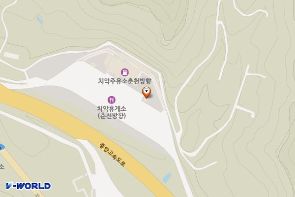 치악휴게소 (춘천방향) (급) 위치 지도 — 강원특별자치도 원주시 신림면 다리실2길 32