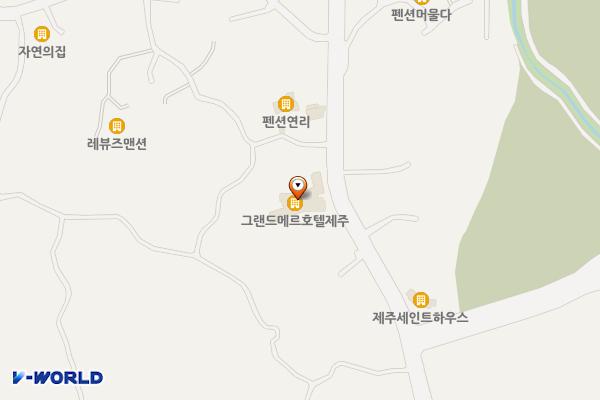그랜드메르호텔 위치 지도 — 제주특별자치도 서귀포시 논짓물로 45