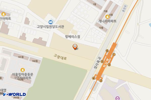 고양 창조혁신캠퍼스성사_아마노 위치 지도 — 경기도 고양시 덕양구 호국로790번길 101