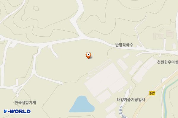 새한프라텍(주) 위치 지도 — 충청북도 청주시 청원구 오창읍 두릉유리로 851-11