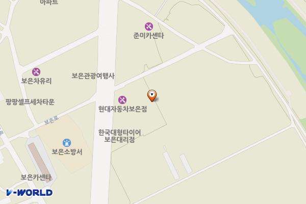 보은군이음센터 위치 지도 — 충청북도 보은군 보은읍 남부로 4412-13