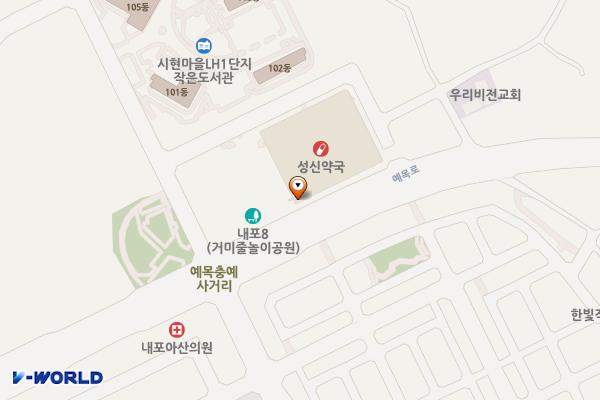 삽교농협내포농수산물종합유통센터급속(ENH) 위치 지도 — 충청남도 예산군 삽교읍 예목로 171