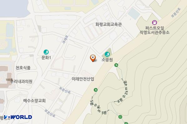대전㈜제일상사급속(ENH) 위치 지도 — 대전광역시 중구 보문산로 331