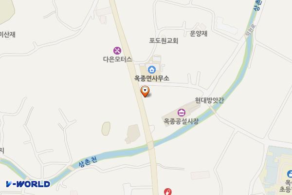 옥종면사무소건너주차장 위치 지도 — 경상남도 하동군 옥종면 옥종중앙길 80